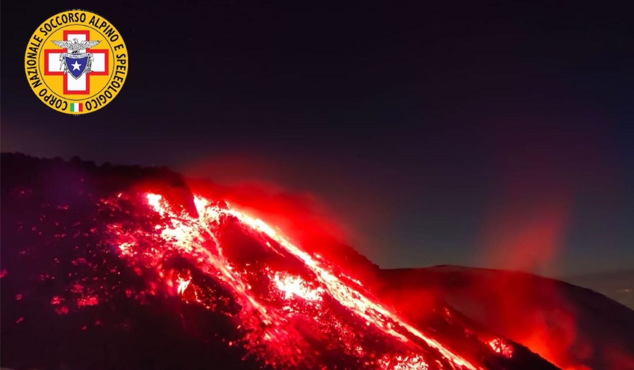 Colata lavica sull’Etna, le raccomandazioni del Servizio Alpino