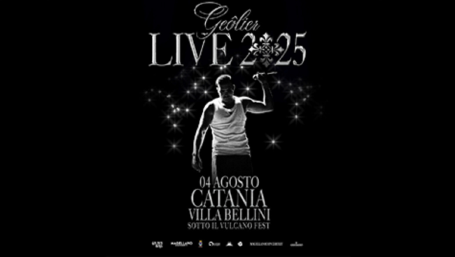 Geolier sbarca a Catania, in estate il concerto alla Villa Bellini