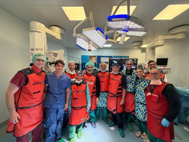 Palermo, tecnica percutanea innovativa per il trattamento simultaneo di due patologie cardiache