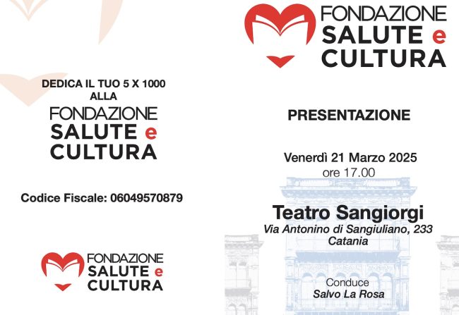 Catania ospita l’evento “Salute e Cultura”: un dibattito sulle sfide sanitarie e sociali