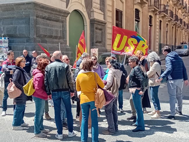 Protesta lavoratori ODA, USB chiede le dimissioni del Commissario straordinario della Fondazione