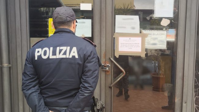 Sospesa attività di un chiosco-bar: era ritrovo abituale di pregiudicati