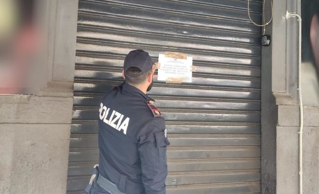 Catania, chiuso chiosco in via Plebiscito: era ritrovo abituale di pregiudicati