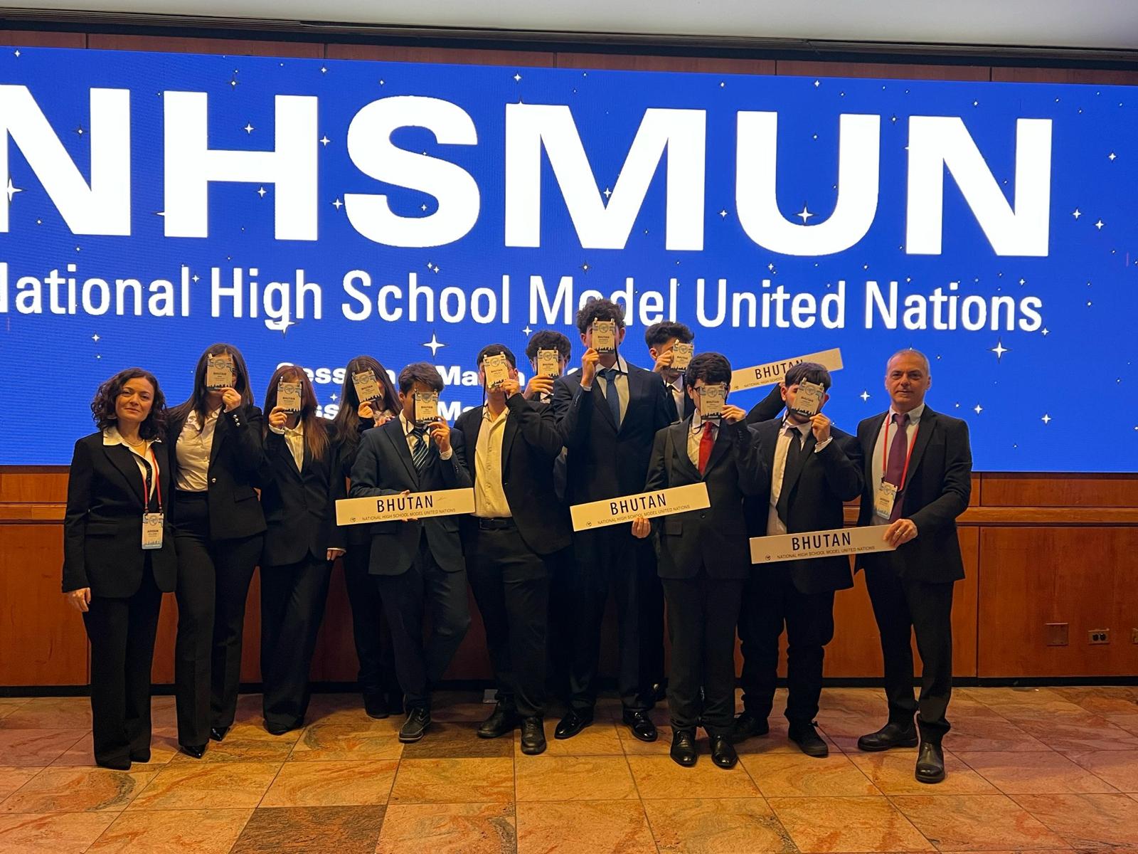 Progetto NHSMUN – Gli studenti dell’Istituto G. Russo di Paternò a NY