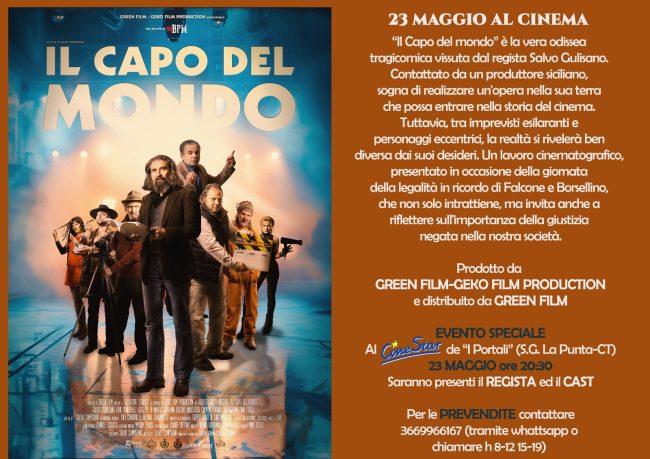 In sala il 23 maggio il mockumentary “Il Capo del mondo” che racconta la legalità attraverso il linguaggio della commedia