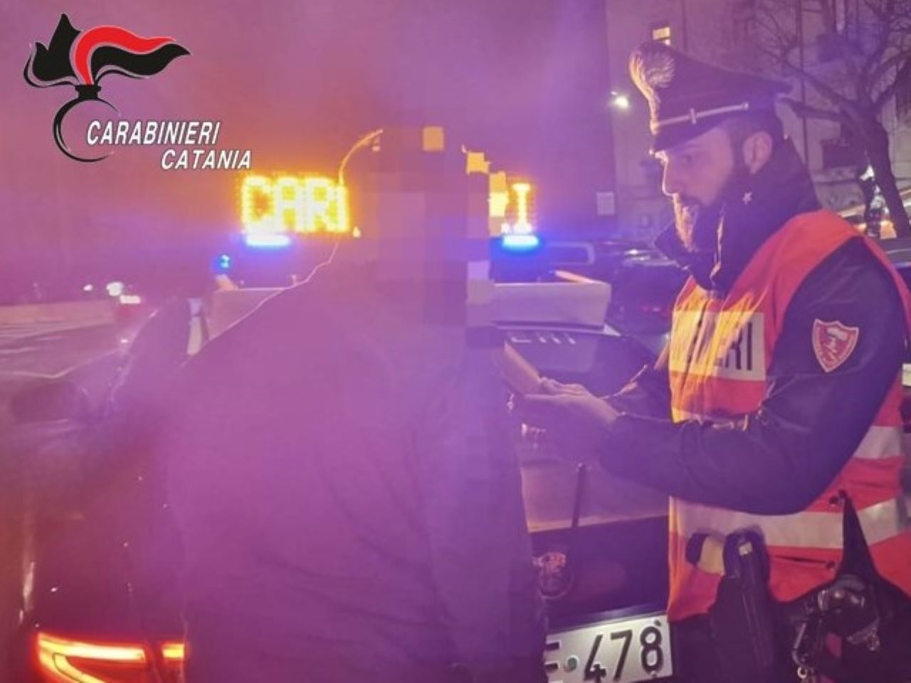 Catania, 26enne ubriaco alla guida: denuncia e ritiro immediato della patente