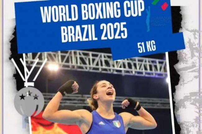 Terzo argento per l’Italia alla World Cup di pugilato: protagonista la catanese Lucia Elena Ayari