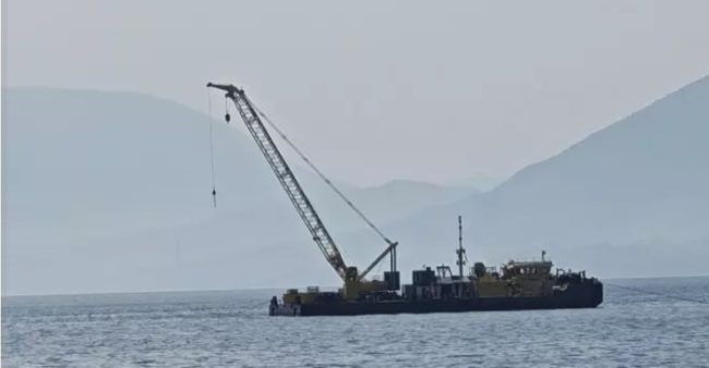 Bayesian, recuperato il boma dal veliero affondato
