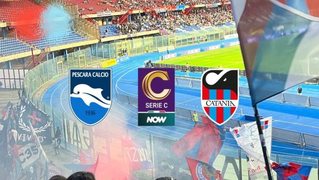 Pescara – Catania 1 – 2: tra speranze, ansie e delusioni finisce l’avventura Play Off degli etnei