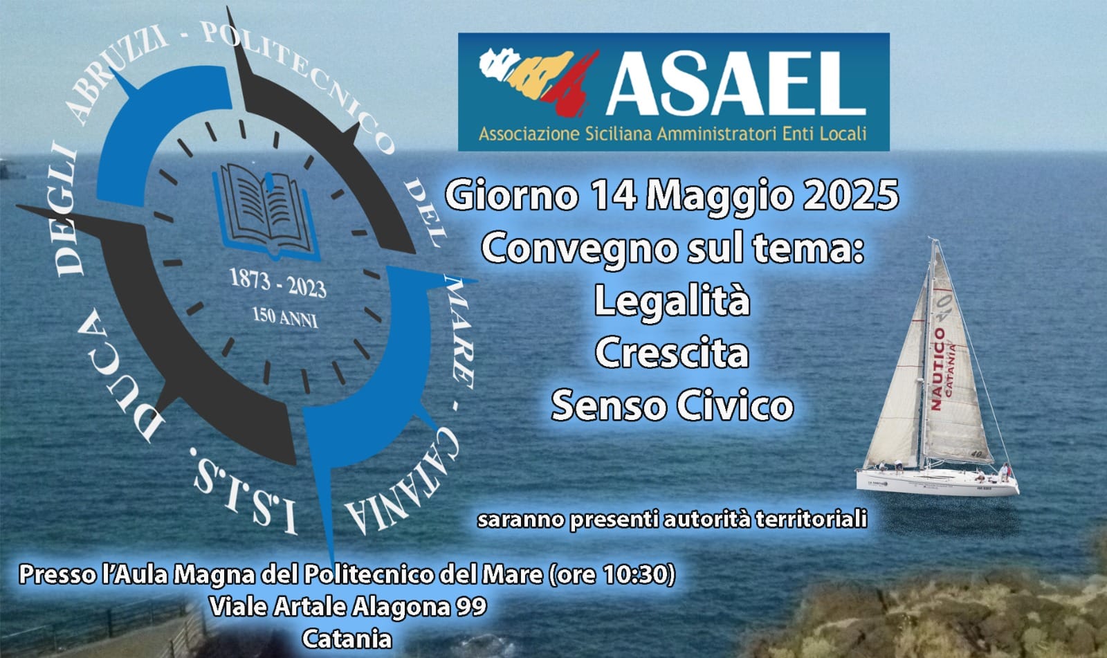Al “Duca degli Abruzzi” di Catania si parla di “Legalità, Crescita e Senso Civico”, il “Rapporto Scuola – Ente Locale”