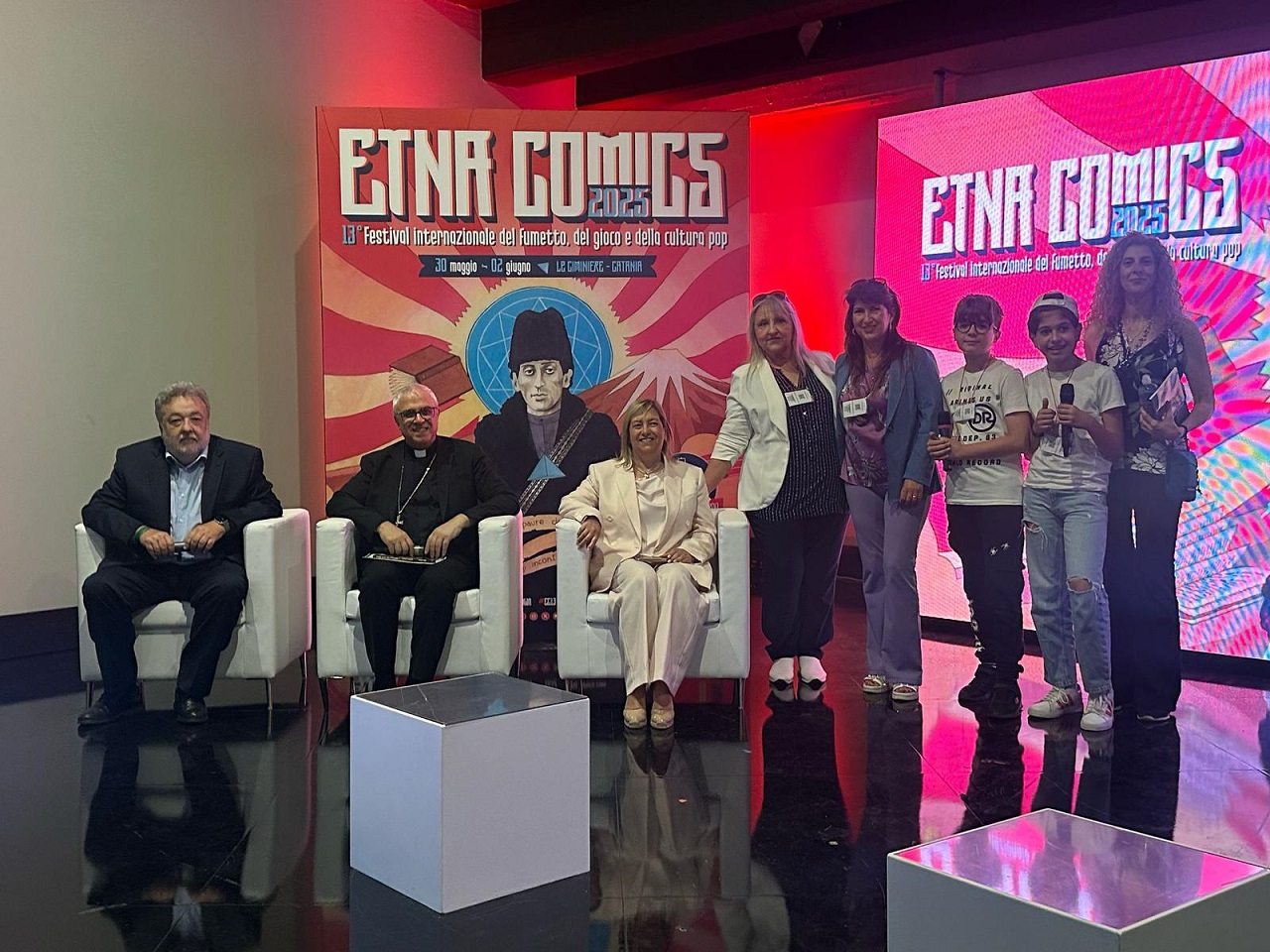 Gli studenti dell’I.C.S. Calvino protagonisti a Etnacomics con il loro fumetto “Agata libera”