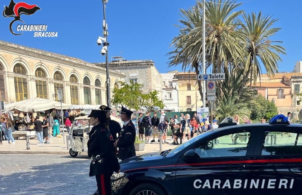 Furto e ricettazione: denunciato pregiudicato 40enne a Ortigia