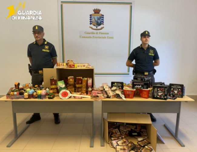 Sequestrati a Enna migliaia di prodotti contraffatti e pericolosi durante i mercati primaverili