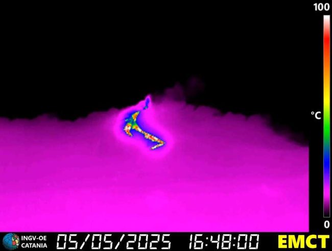 Etna, si conclude nella notte l’attività eruttiva al Cratere di Sud-Est