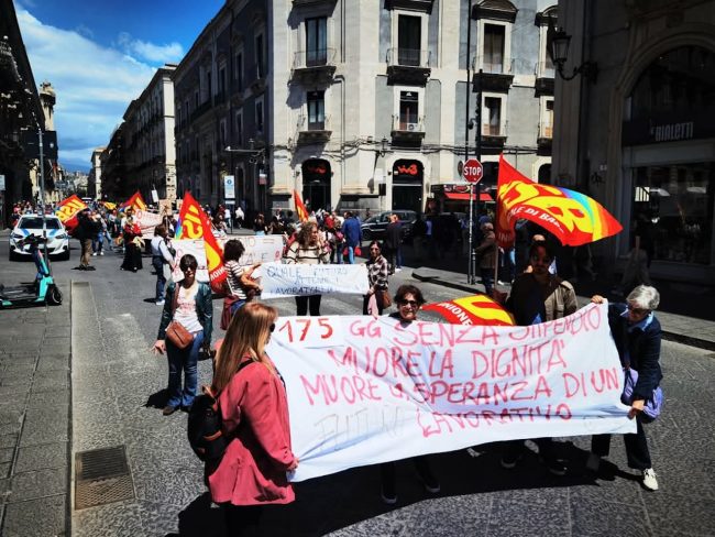 Continua la mobilitazione dei lavoratori Oda: martedì 6 maggio presidio in Prefettura e corteo verso l’Arcivescovado