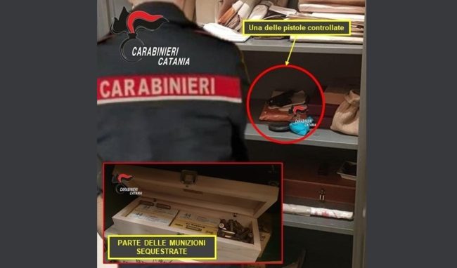 San Gregorio di Catania, controlli sulle armi dopo l’omicidio del 23enne Carlo La Verde: 3 denunce