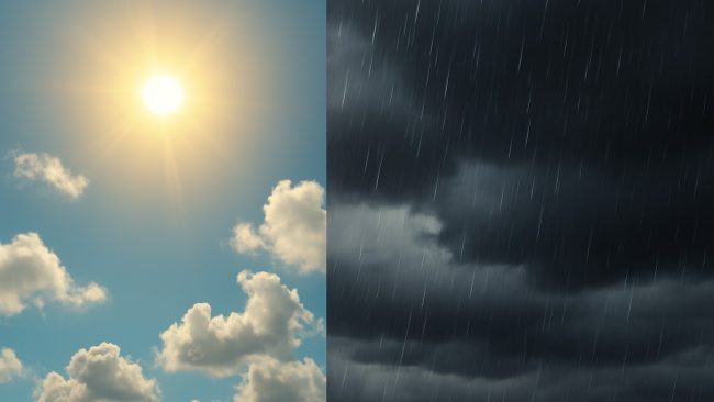 Sicilia divisa tra sole e temporali: le previsioni meteo per domani
