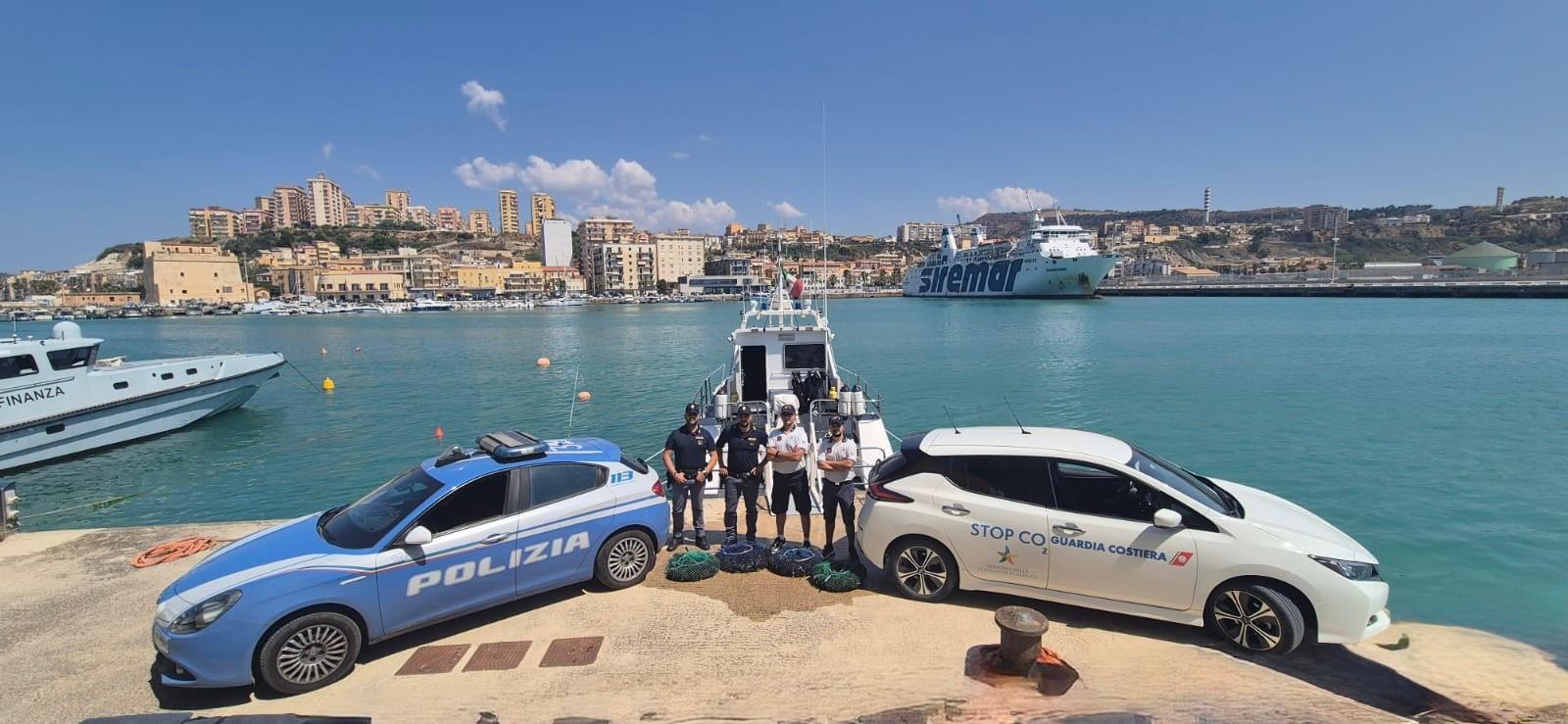 Pesca illegale di 100 kg di ricci di mare, multati i responsabili