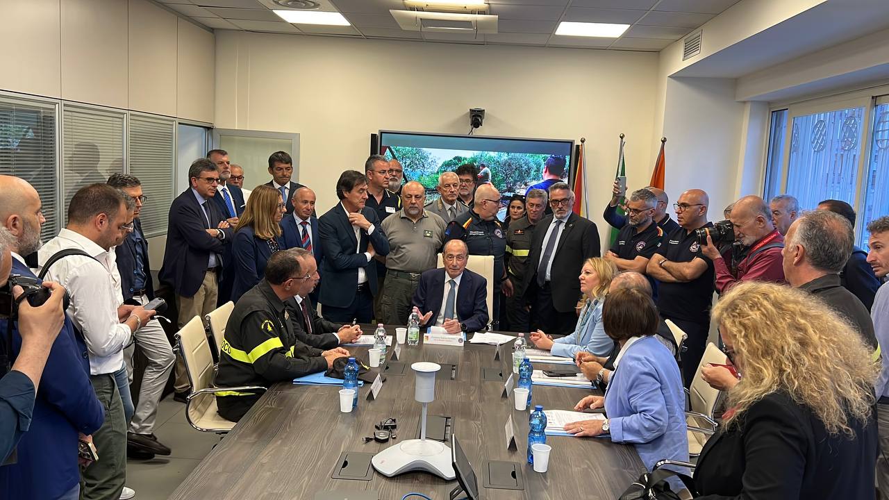 Inaugurata la Sala operativa unica regionale per la gestione delle emergenze e degli incendi