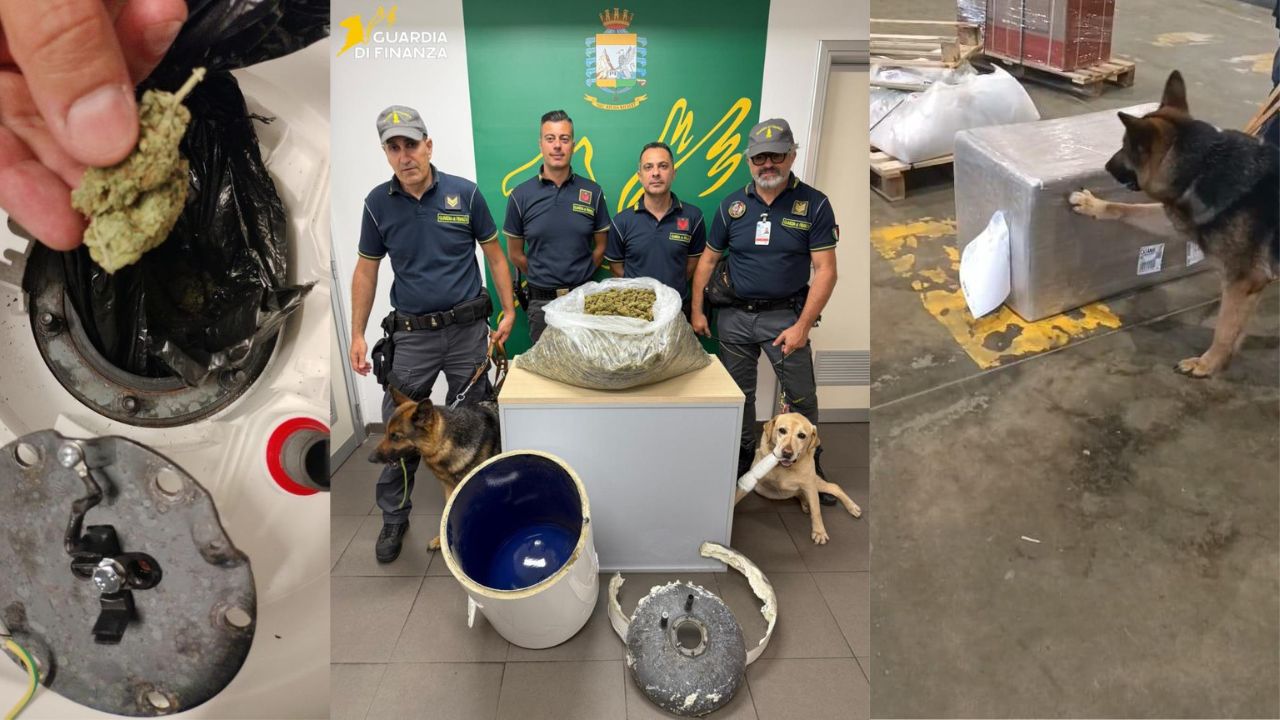 Catania, sequestrati 12 chili di marijuana skunk: erano nascosti negli scaldabagni