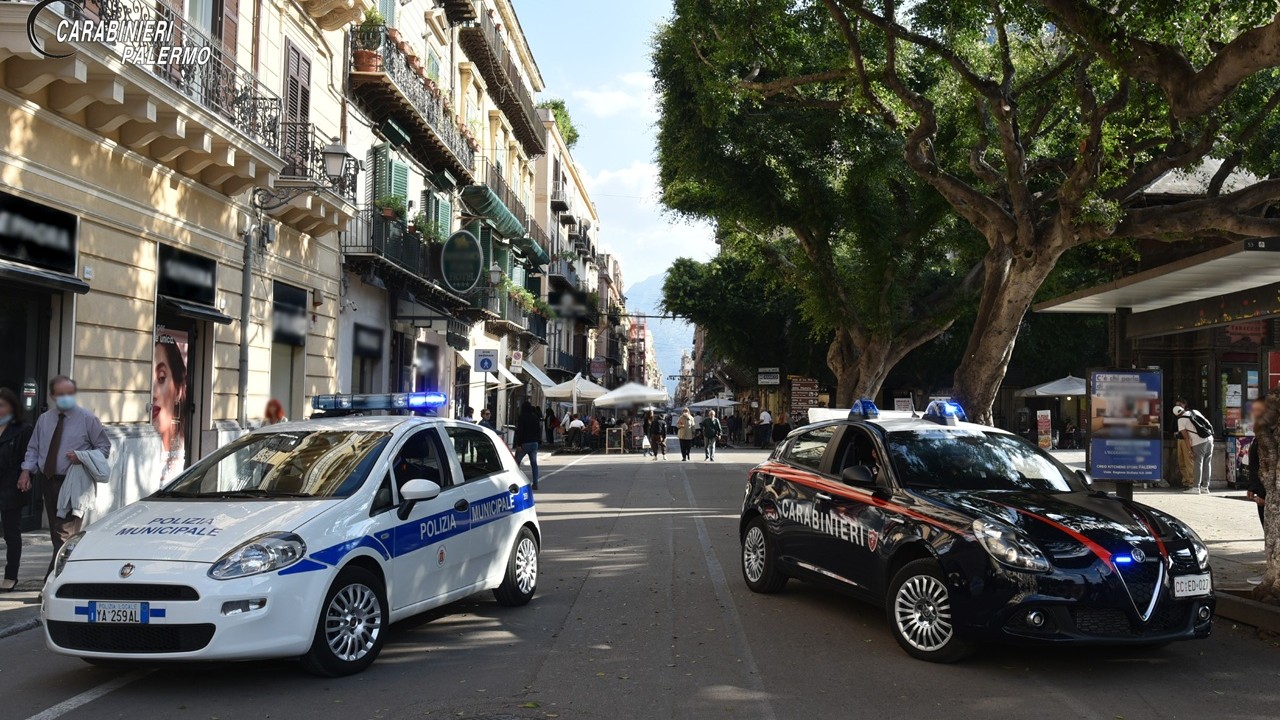 Controlli nel centro storico di Palermo: sequestri e sanzioni contro l’abusivismo commerciale