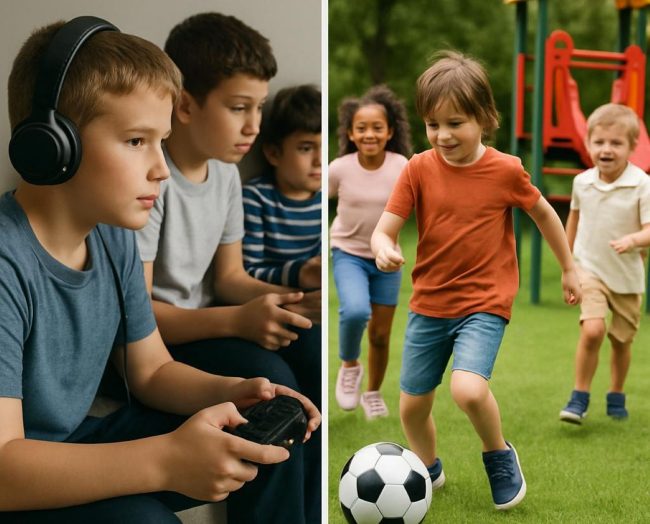 Dal campetto allo schermo: come cambia il modo di giocare dei bambini