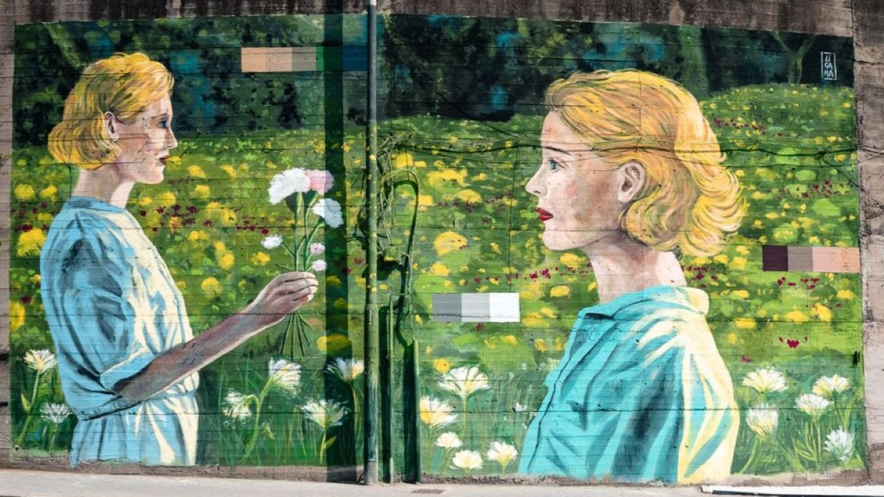 “Déja vu”, il murales alla circonvallzione di Catania. Una “carezza” verde alla città