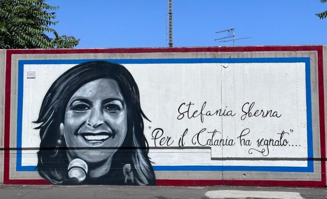 Catania, un murales per Stefania Sberna: la città le rende omaggio, oggi l’inaugurazione
