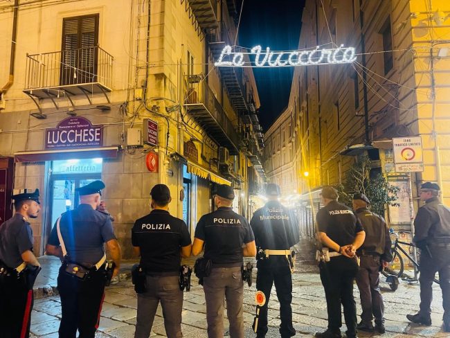 Movida sotto controllo a Palermo: operazione “Alto Impatto” nella Vucciria, chiusi due pub