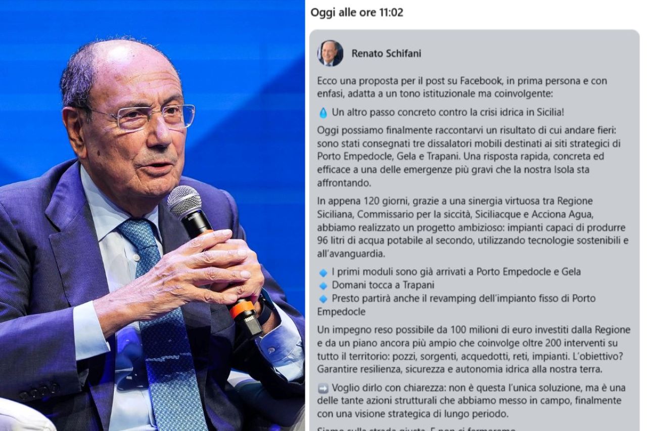 Gaffe sul profilo di Schifani, posta un testo di ChatGPT ma non cancella le istruzioni