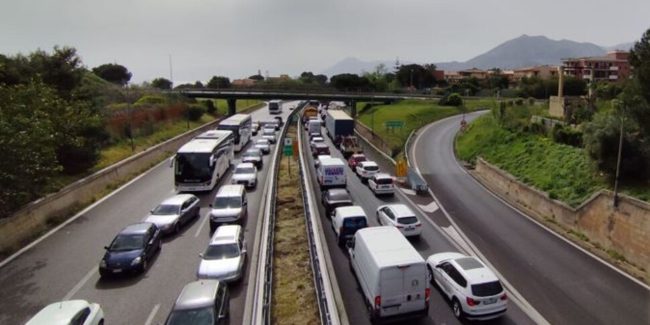 Bypass sulla A19 a Bagheria: nuova corsia temporanea la domenica per ridurre il traffico
