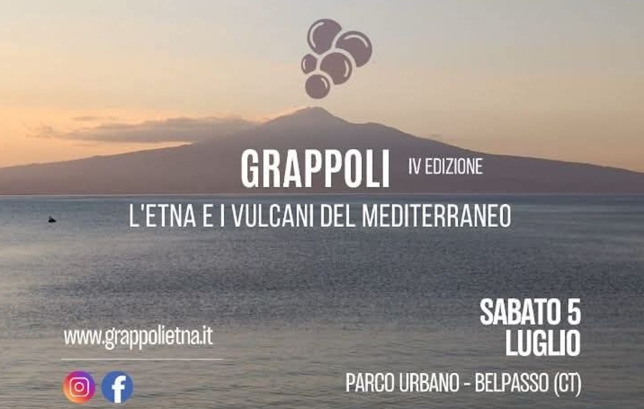 Torna a Belpasso il 5 luglio “Grappoli 2025”. Il Wine Festival dei Vulcani al Parco Urbano “Peppino Impastato”