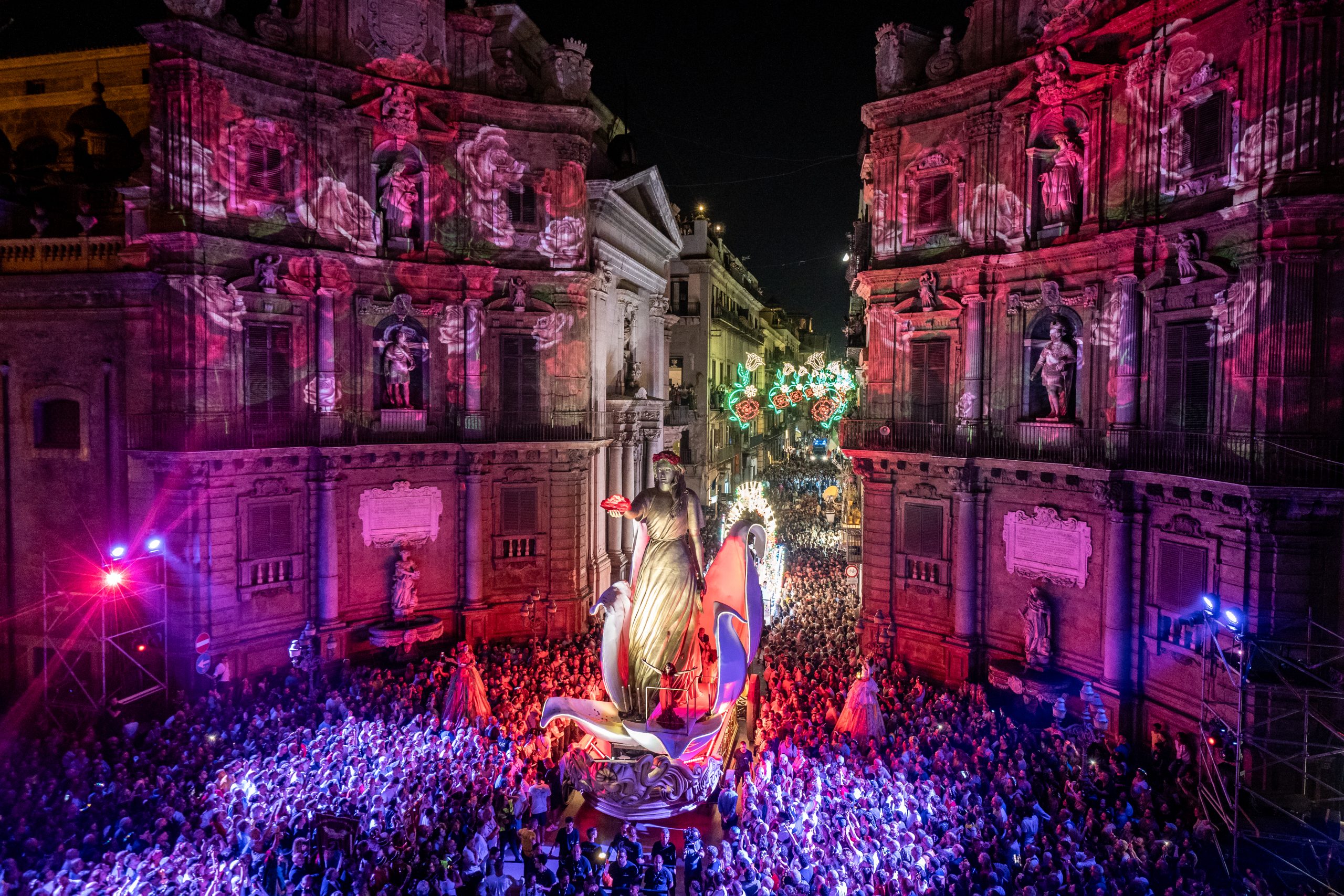 Palermo si prepara al festino di Santa Rosalia 2025: i divieti al traffico e il programma degli eventi