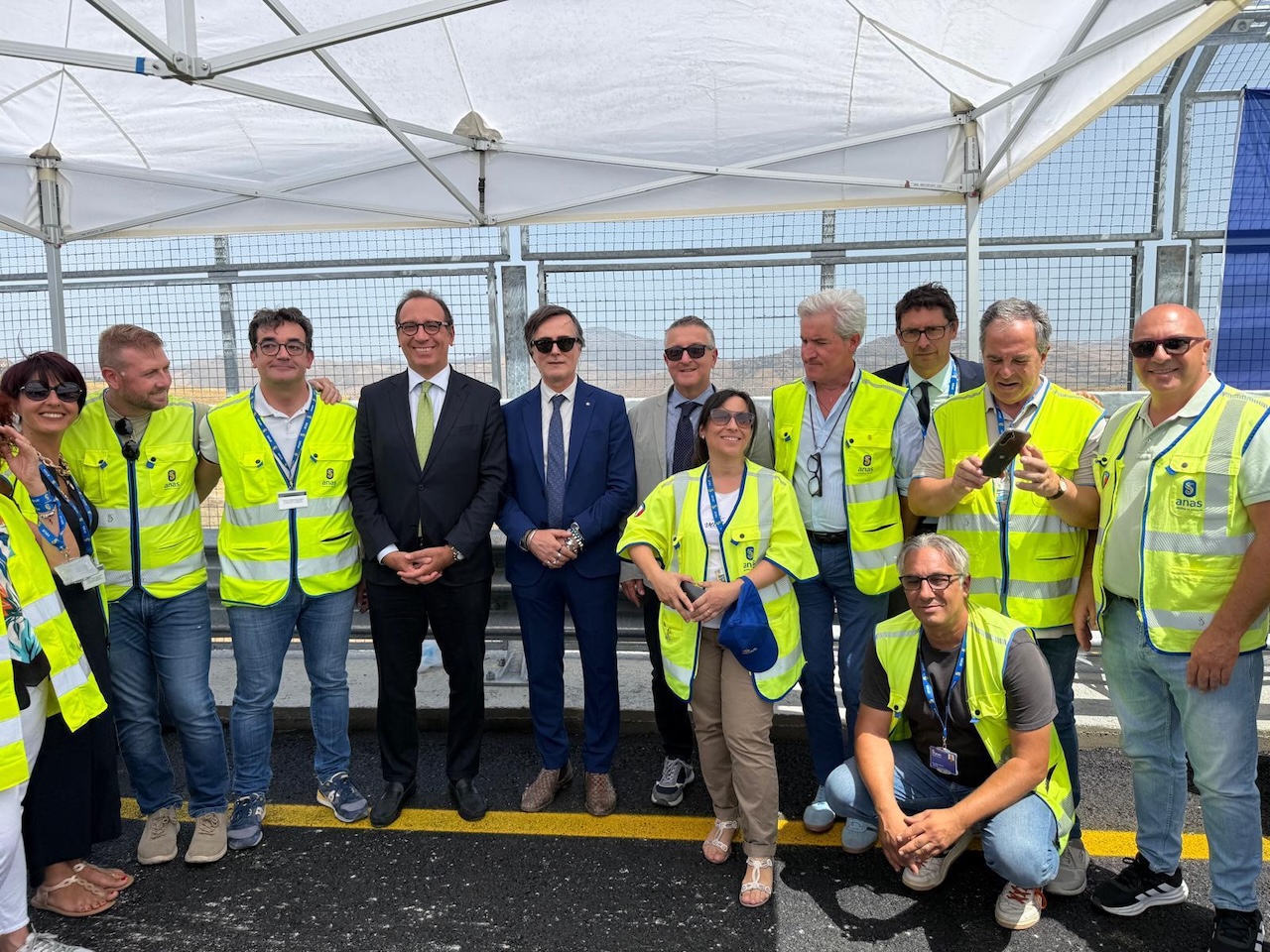 Inaugurato svincolo Manganaro sulla Palermo-Agrigento. Aricò: “Addio a semafori e rallentamenti”