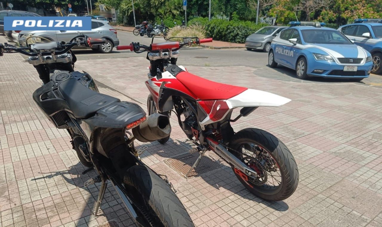 Fermati due catanesi con moto rubate a San Giovanni Li Cuti