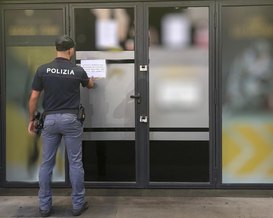 Sospesa l’attività di un centro scommesse in piazza Risorgimento