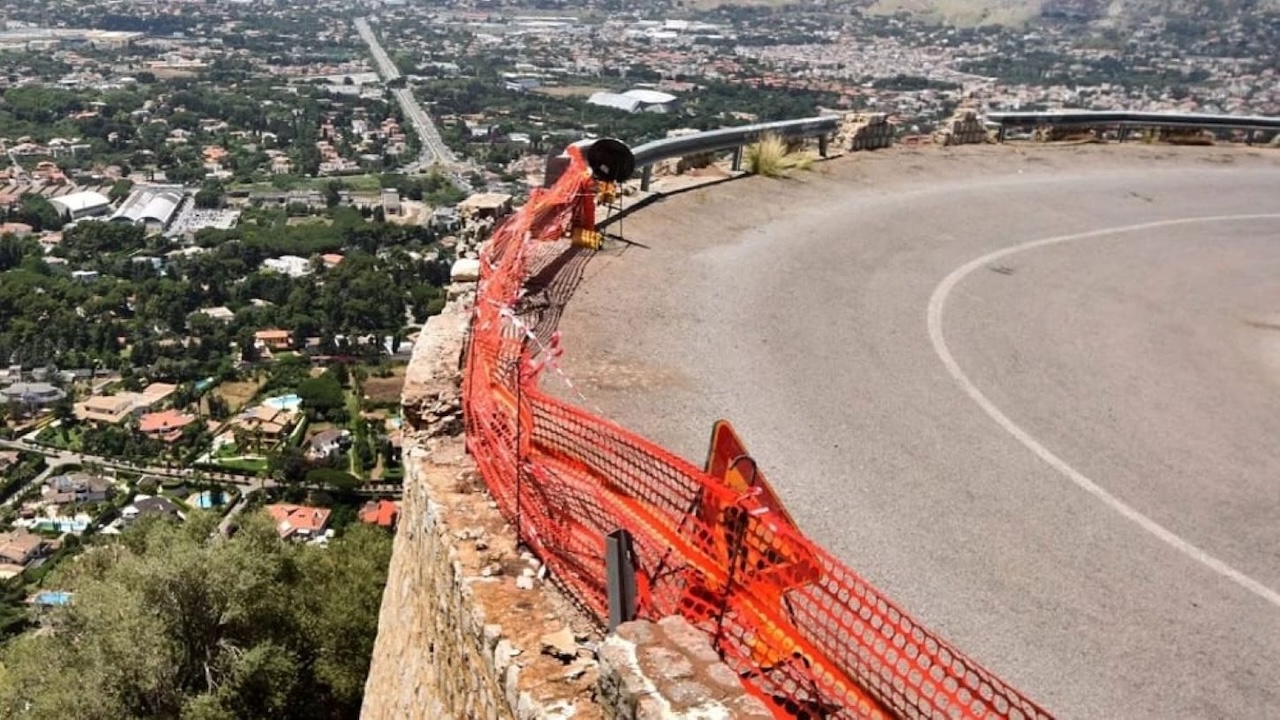 Palermo, al via bando da 1,6 milioni per la messa in sicurezza della Panoramica di Monte Pellegrino