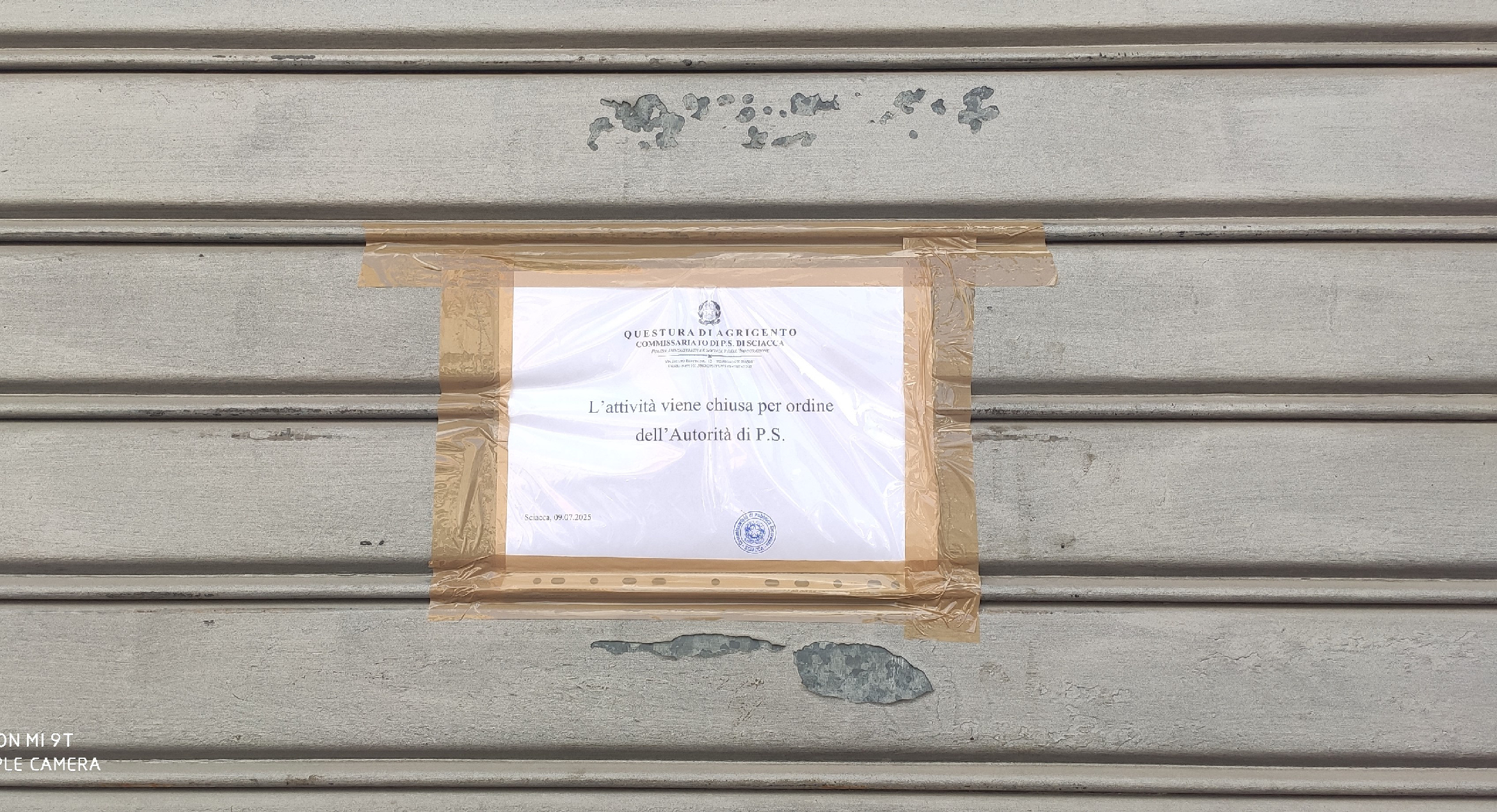 Chiuso un locale del centro di Sciacca: era ritrovo di pregiudicati