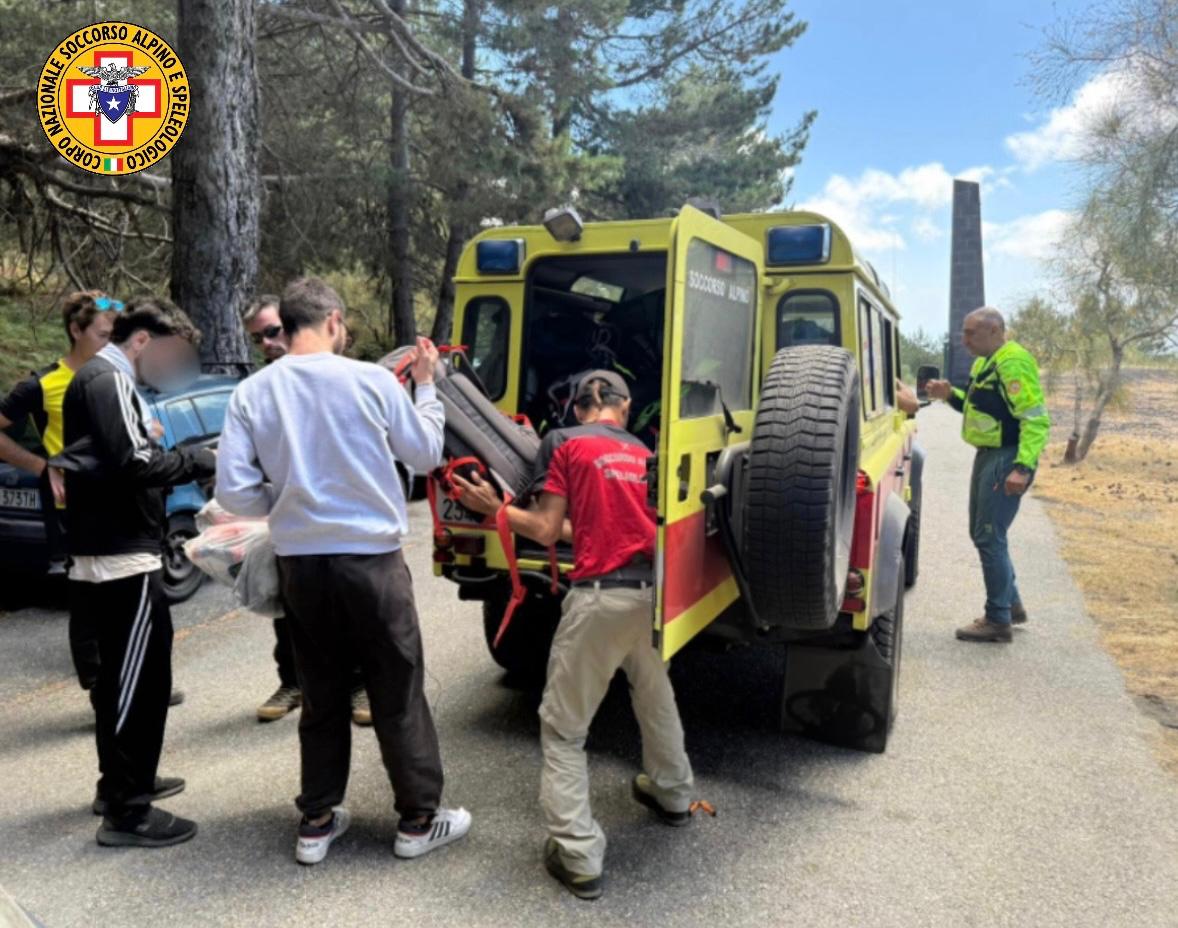 Etna, due escursionisti dispersi salvati dal Soccorso Alpino