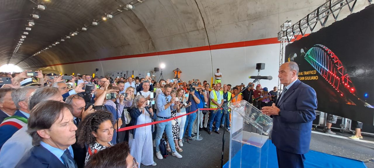 Inaugurazione Ponte San Giuliano, Schifani: “In Sicilia un risveglio infrastrutturale”