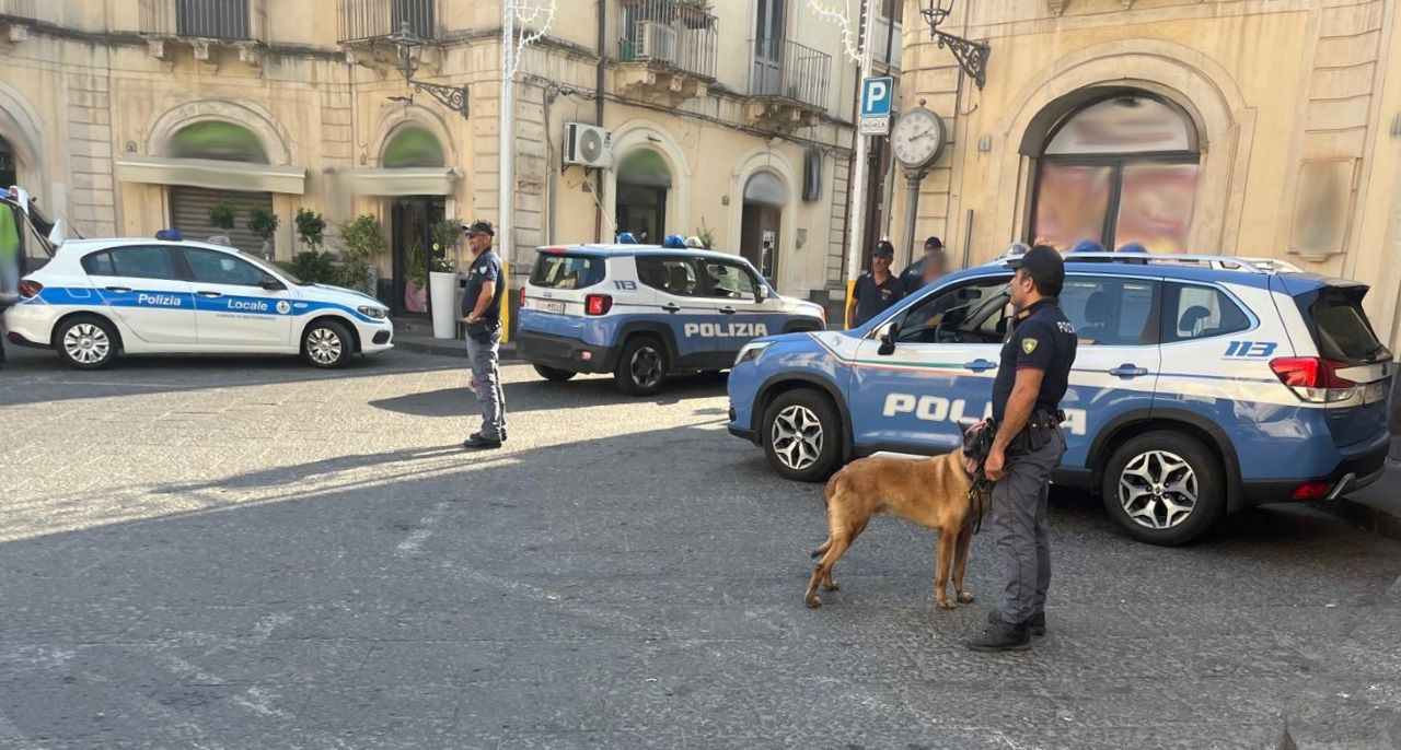 Controlli straordinari della polizia a Misterbianco: sanzioni per 20mila euro