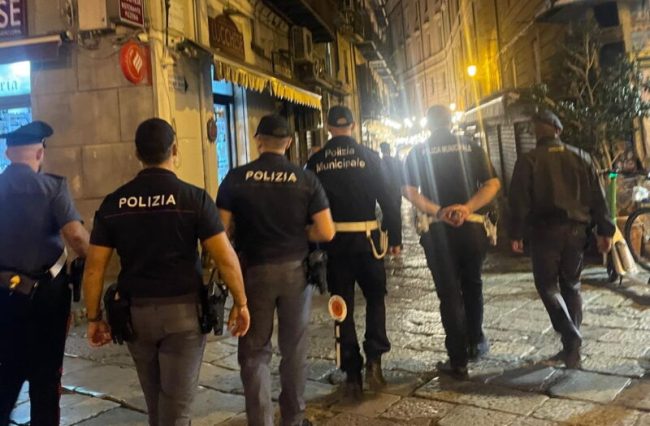 Palermo, proseguono i controlli nelle zone della movida cittadina e del centro storico