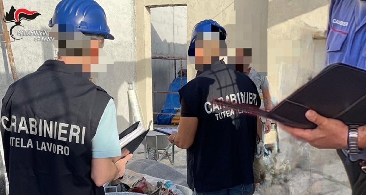 Gravina di Catania, sospesa impresa edile. Sanzioni a un salone di parrucchiere per lavoro nero