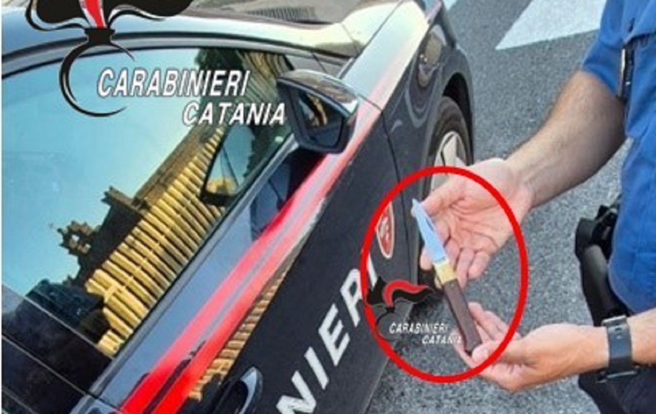 Guidatori ubriachi e coltelli nascosti: i controlli nel Catanese