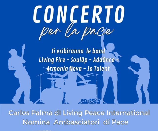 Giovani talenti in musica contro la guerra: il “Concerto per la Pace” al Mandela di Misterbianco