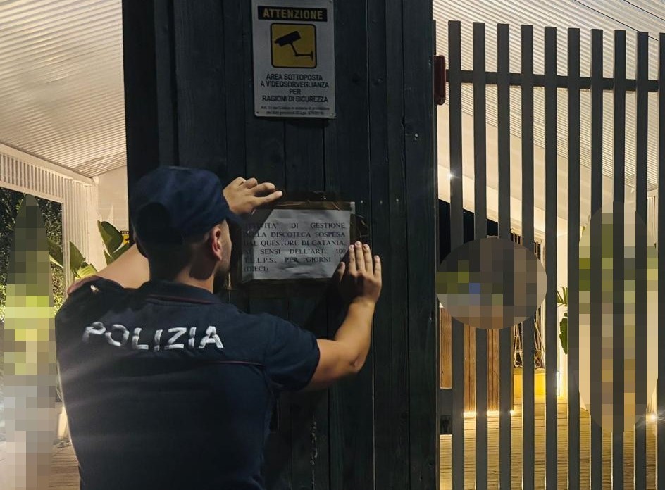 Catania, sospesa per 10 giorni la discoteca di un lido dopo una rissa sulla pista da ballo