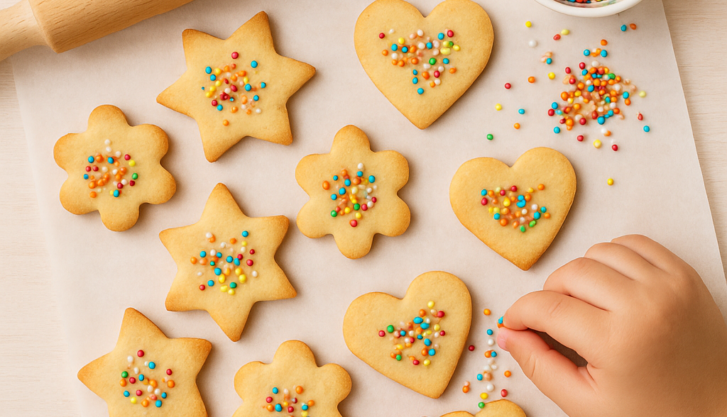 Un pomeriggio dolce: biscotti facili da fare con i bimbi