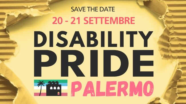 Al via la terza edizione a Palermo del Disability Pride, si terrà il 20 e 21 settembre