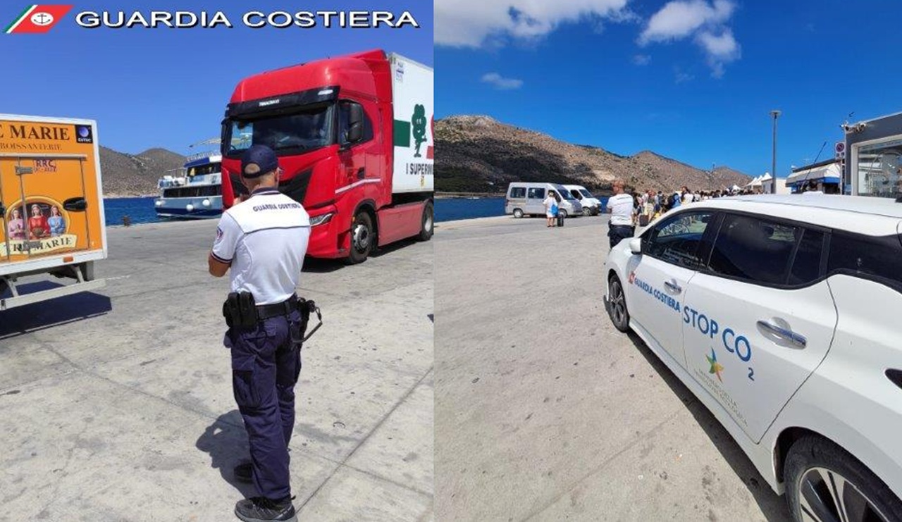 Porto di Favignana, controlli serrati della Guardia Costiera: sanzioni per oltre 15mila euro e sequestri