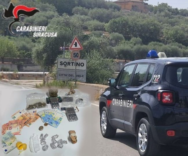 Sortino, arrestato 57enne per detenzione ai fini di spaccio di sostanze stupefacenti